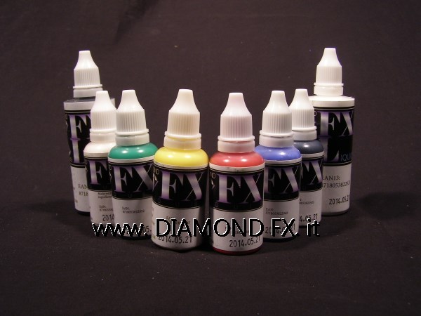 50 - Colore Giallo per Aerografo Essenziale Diamond Fx - Diamond-Fx