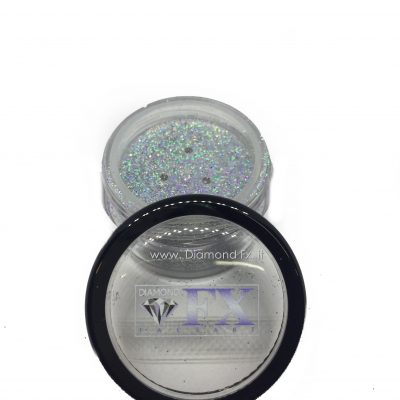 GL07 - Glitter ARGENTO CRISTAL Cosmetico Diamond Fx 5 Gr.