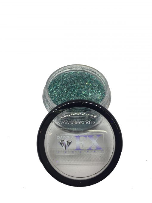 GL15 - Glitter CRISTAL VERDE Cosmetico Diamond Fx 5 Gr.