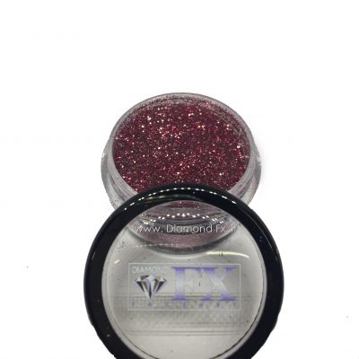 GL16 - Glitter CRISTAL ROSSO Cosmetico Diamond Fx 5 Gr.