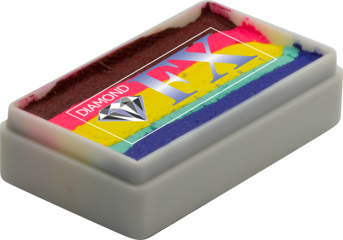 RS30-60 - Real Rainbow SPLIT CAKES Medium size Diamond Fx