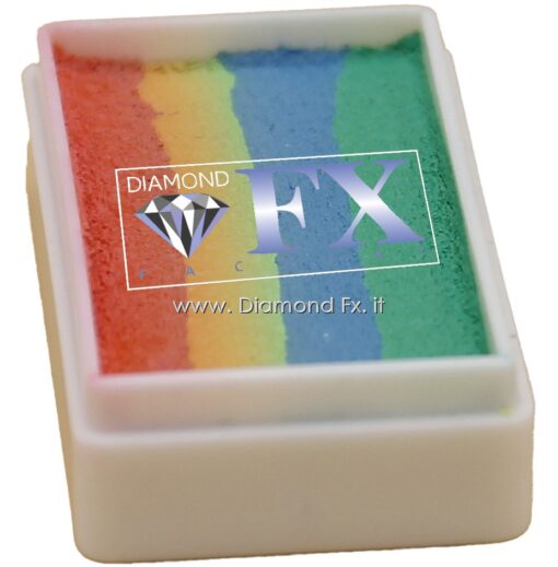 RS30-122 - Intense Rainbow CAKES Medium size Diamond Fx